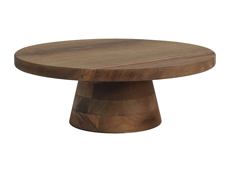Presentoir A Gateau Acacia D28cm M6 Marron