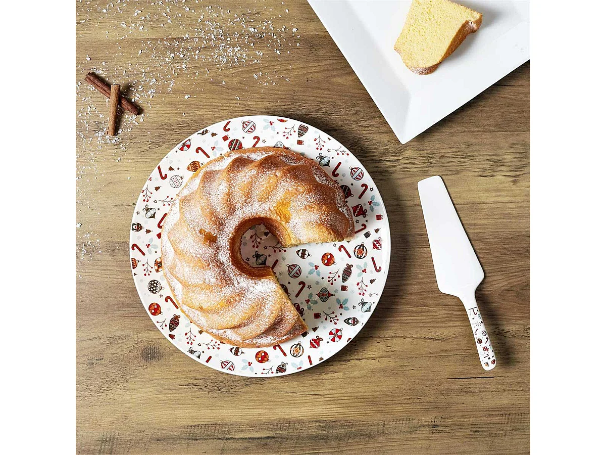 Plat Et Pele A Tarte Noel Multicolore