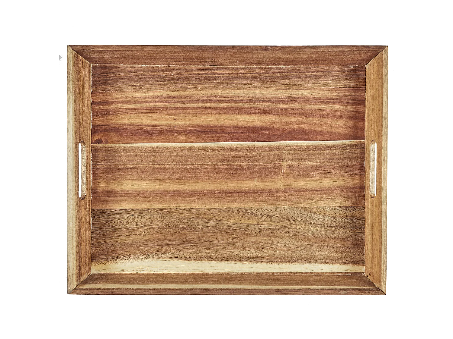 Plateau A Poignees Acacia 42x33cm M6
