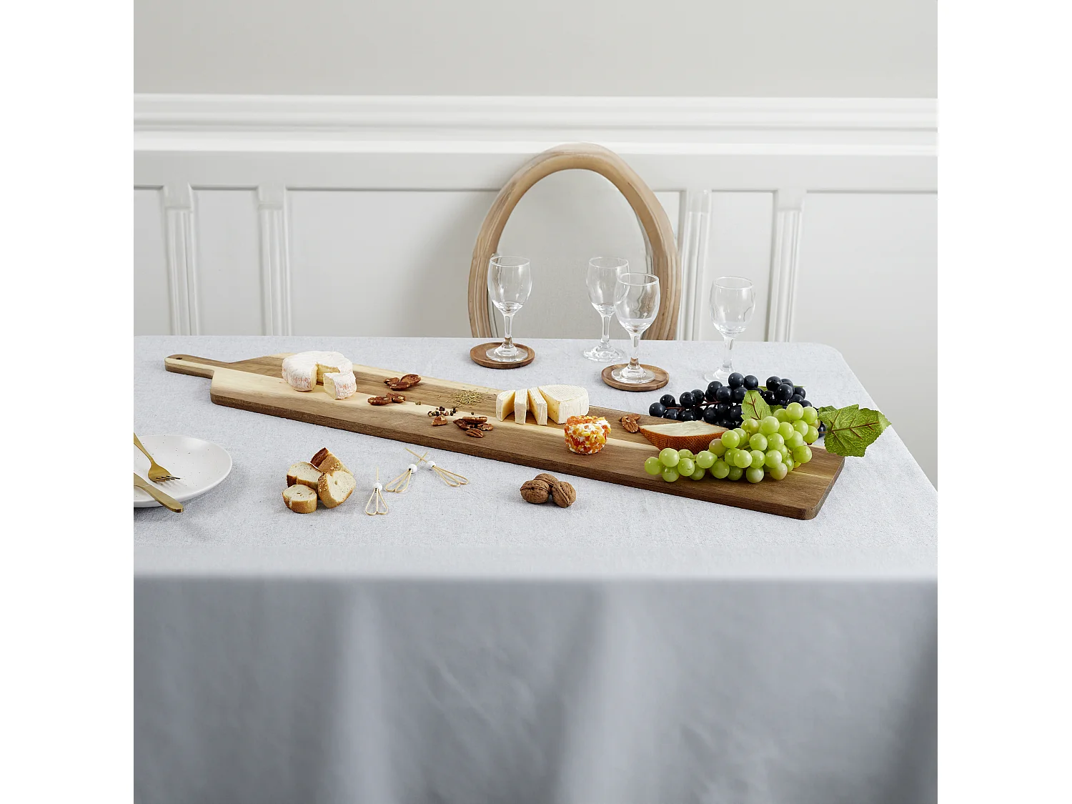 Planche De Presentation Acacia 1m Marron