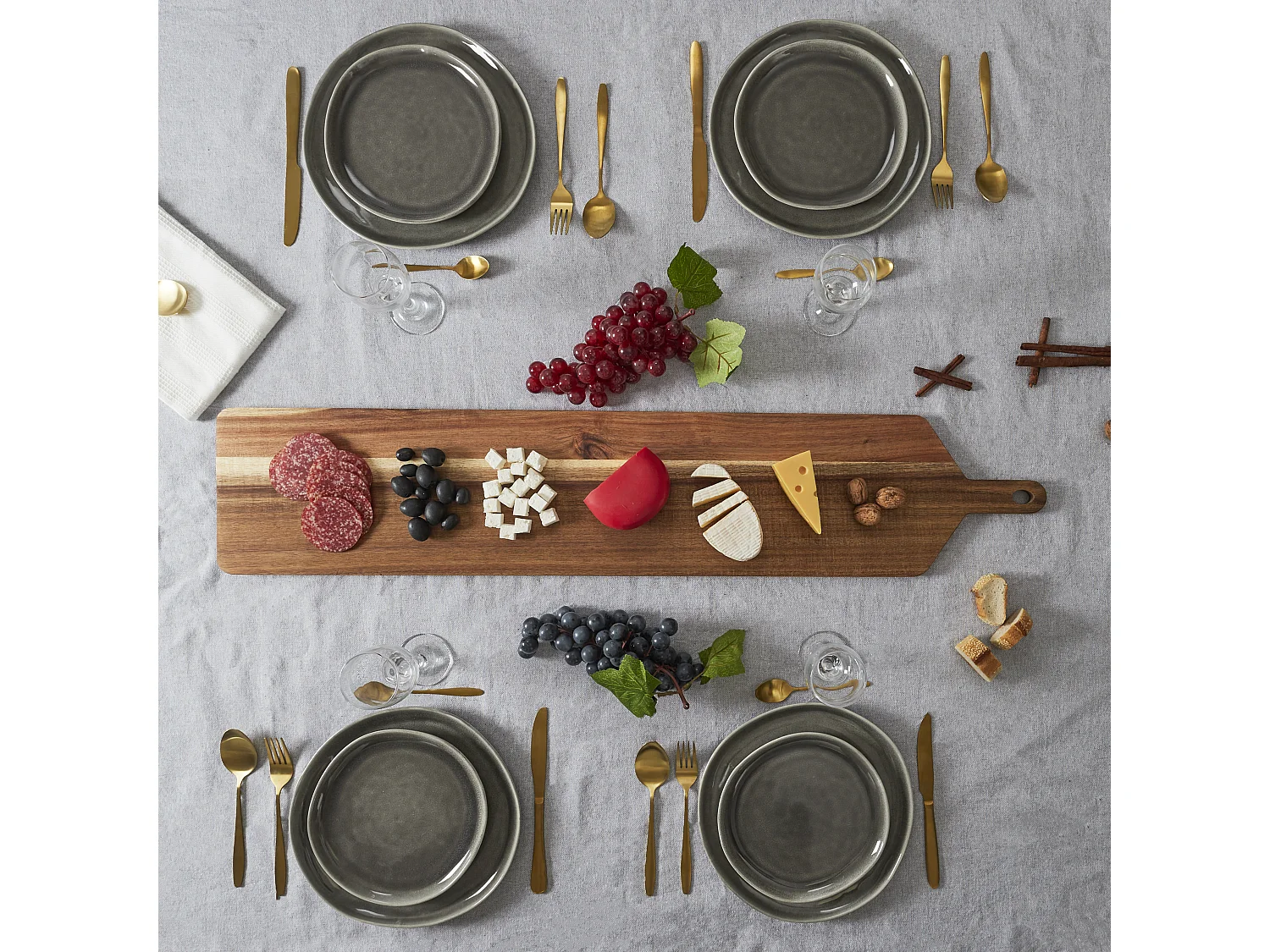 Planche De Presentation Acacia 1m Marron