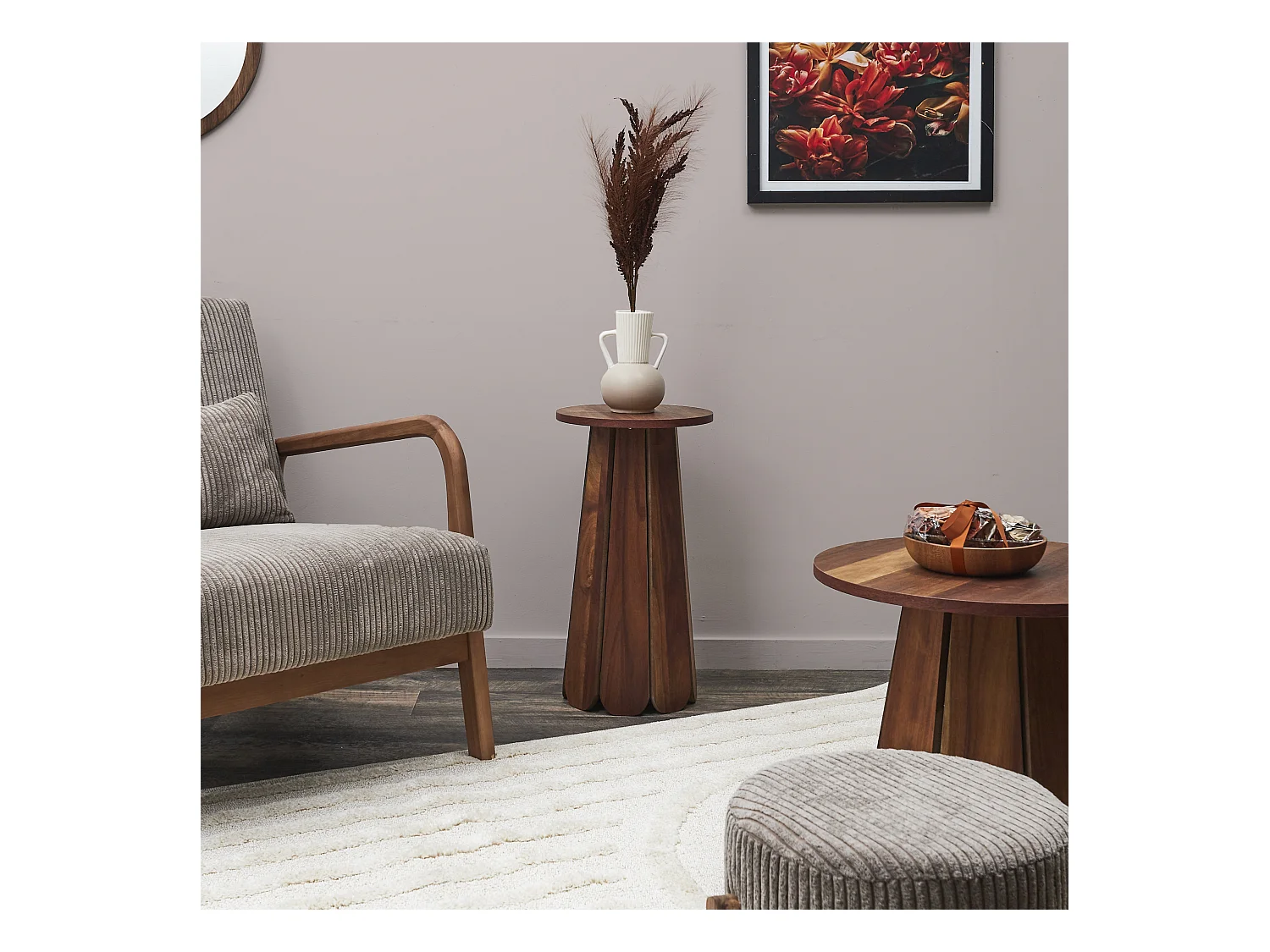 Table D Appoint D30cm Will M1 Marron