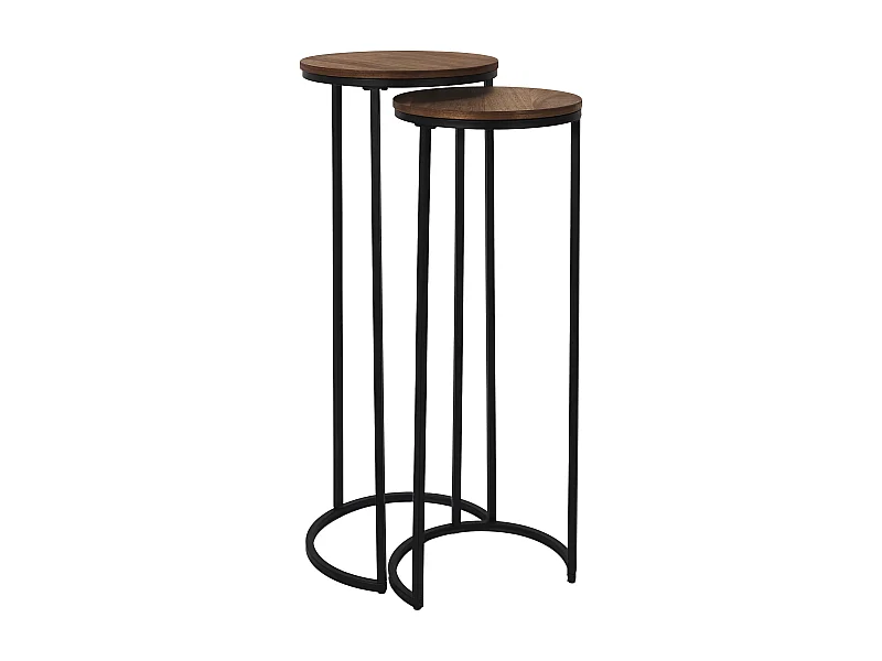 Sellette Gigogne X2 M1 Noir, Marron