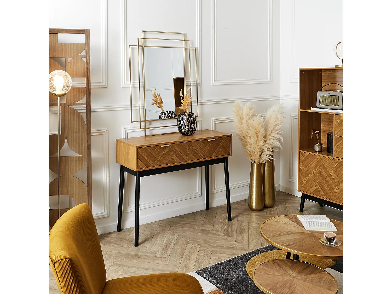 Console Felix Marron, Noir