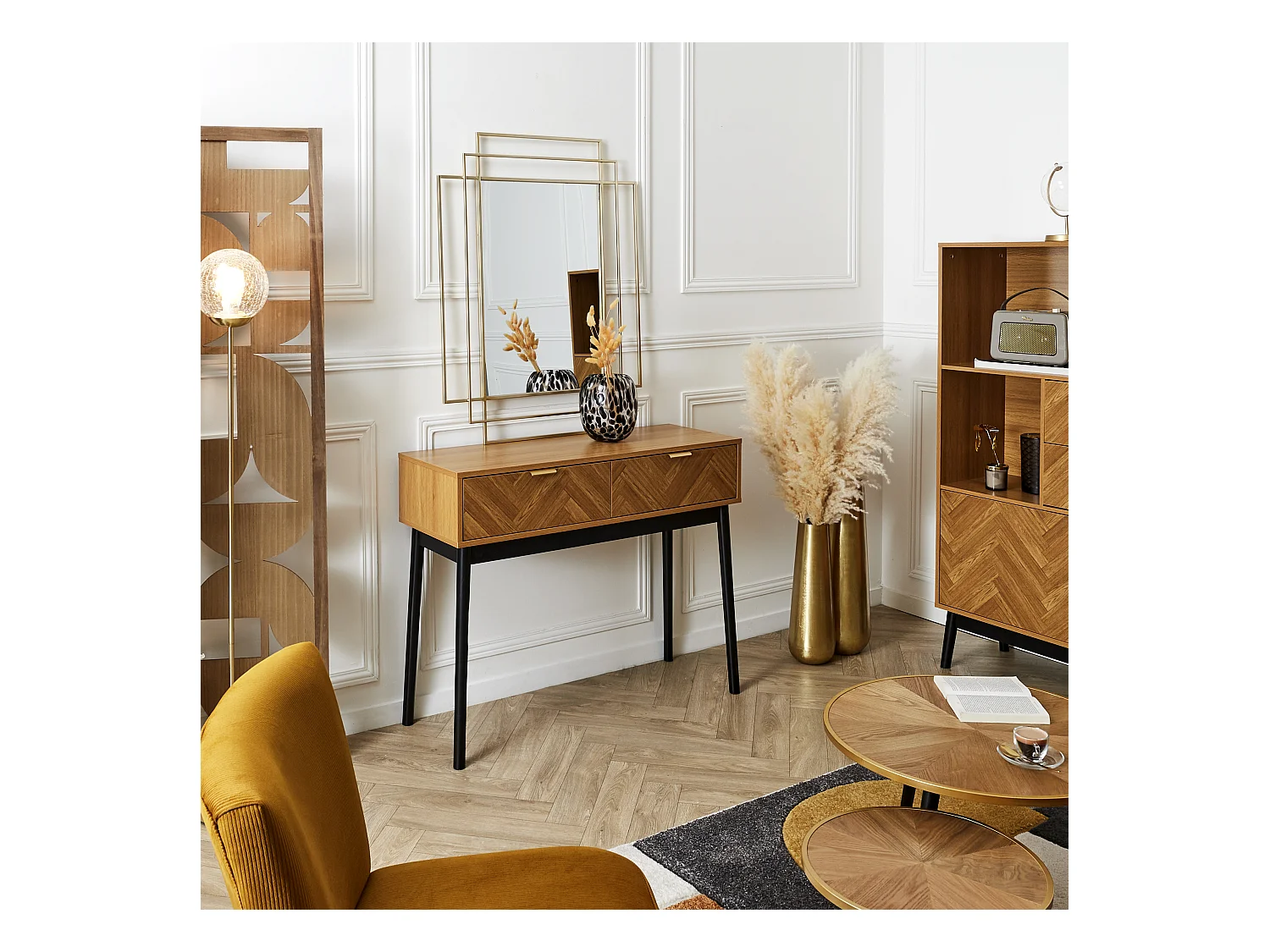 Console Felix Marron, Noir