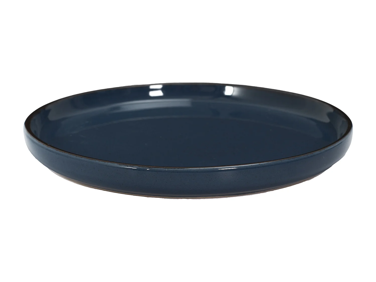 Service Vaisselle 12pcs Gres Du Temps Bleu Bleu