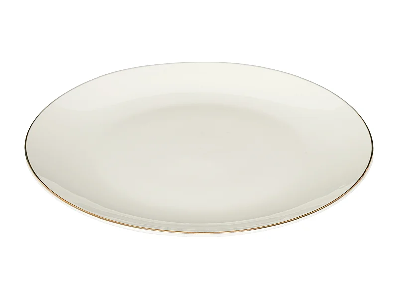 Service De Table Porcelaine 12pc Erina Blanc