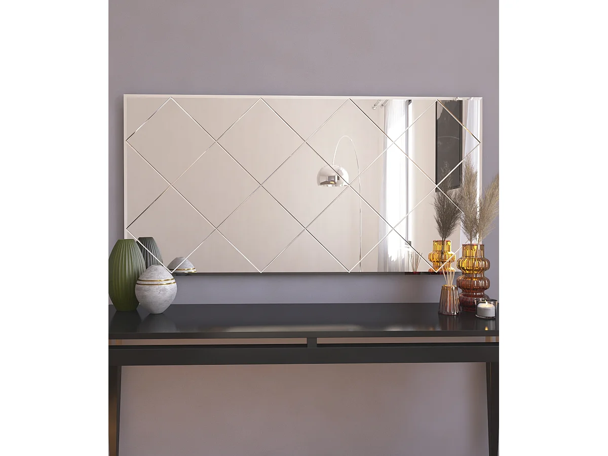 Spiegel Mofo Karo Design 60x120cm