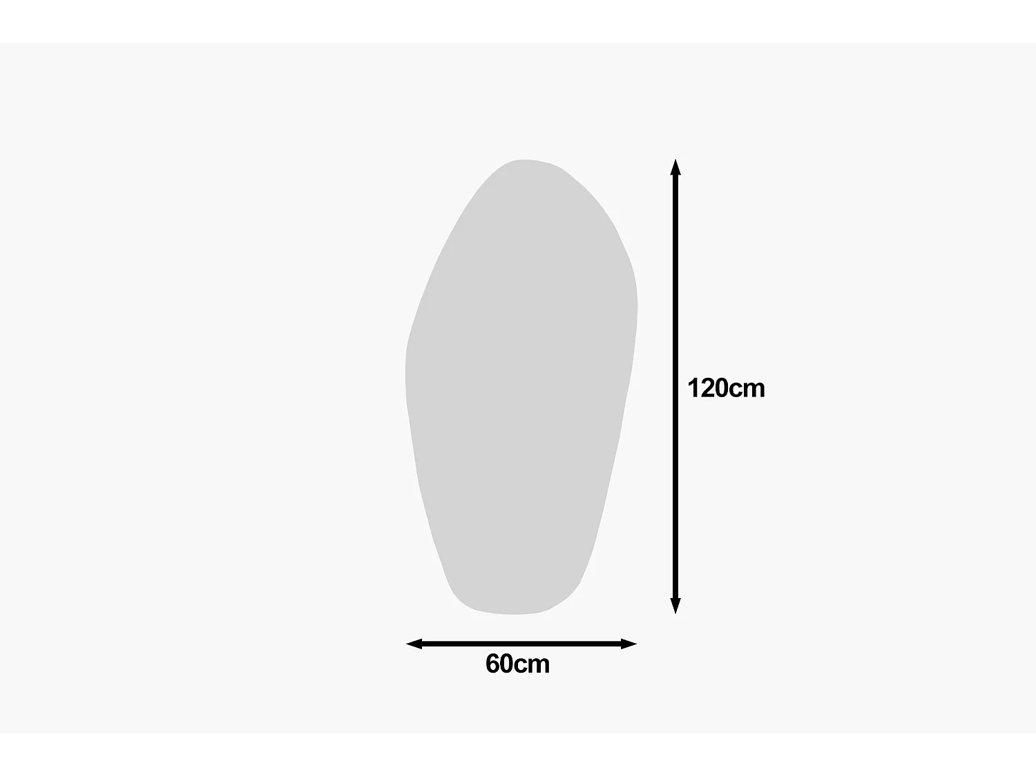 Spiegel Aurora 60x120cm