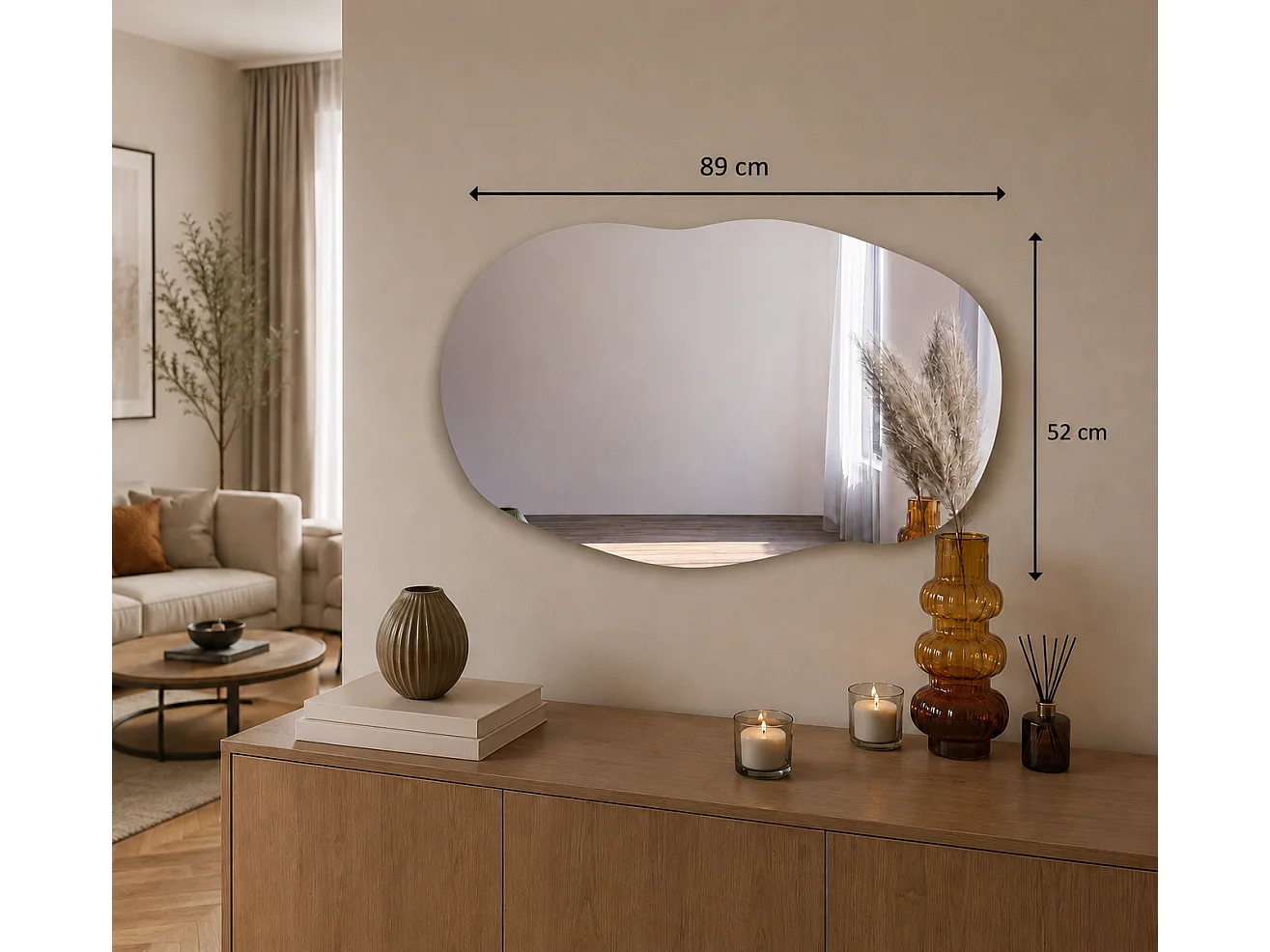 Spiegel Tranquil 52x89cm