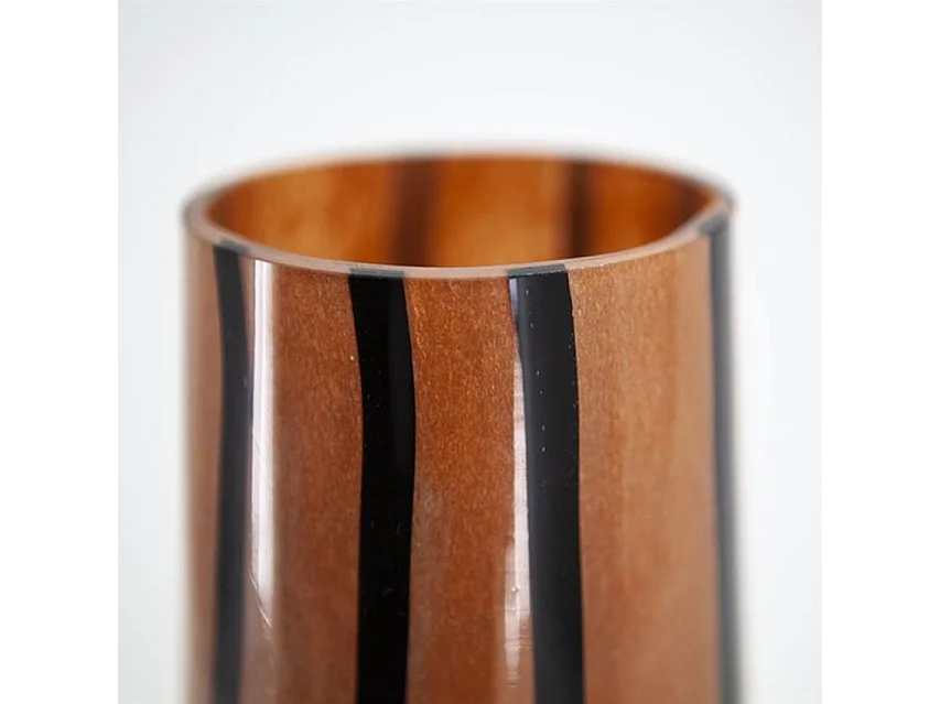 Vaas Niala - Zwart - 12x12x32 cm