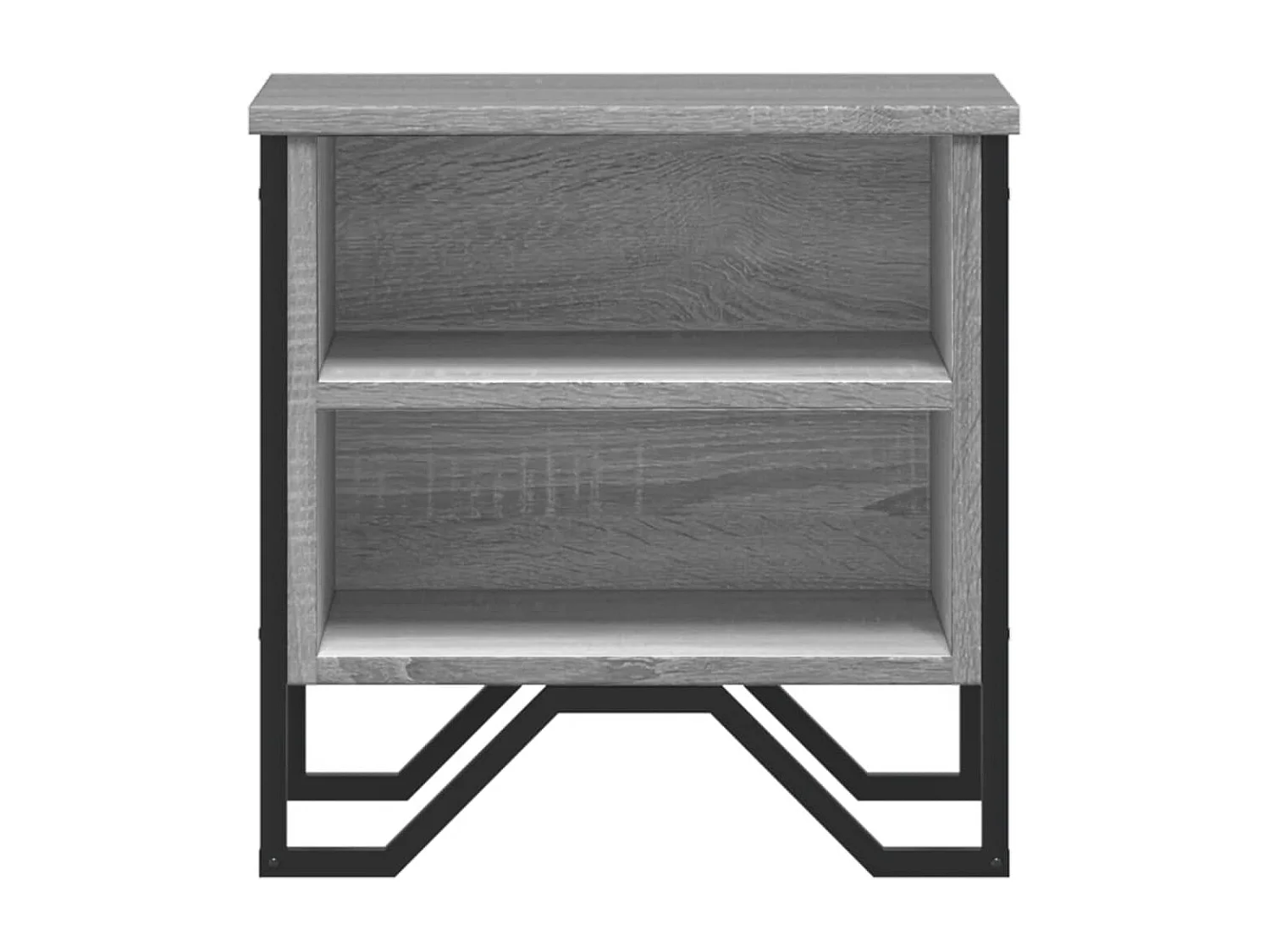 Nachttische 2 Stk. Grau Sonoma 40x30x40 cm Holzwerkstoff