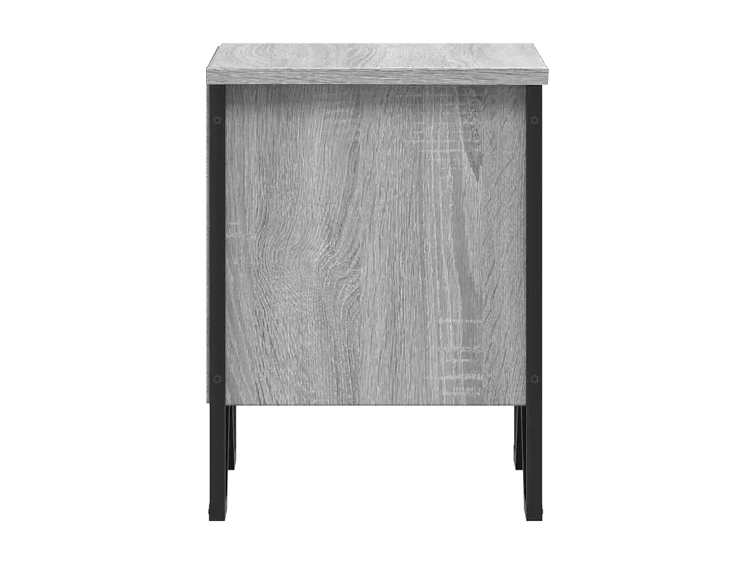 Nachttische 2 Stk. Grau Sonoma 40x30x40 cm Holzwerkstoff