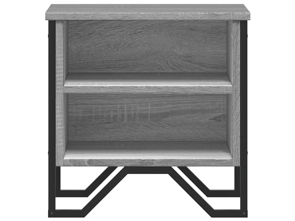 Tables de chevet 2 pcs sonoma gris 40x30x40cm bois d'ingénierie