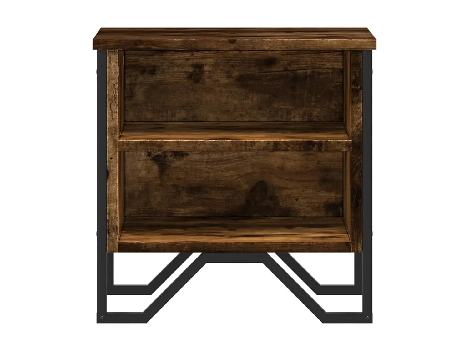 Comodino Rovere Fumo 40x30x40 cm in Truciolato