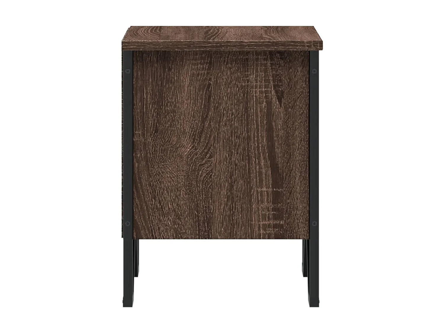 Table de chevet chêne marron 40x30x40 cm bois d'ingénierie