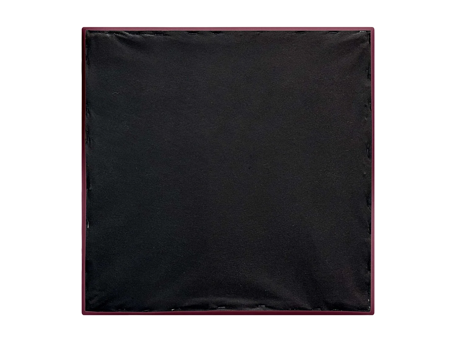 Lot de 1 panneau rembourré en similicuir écologique DHOME, autocollant pour protection acoustique murale absorbante (Rouge vin, 60 x 60 cm, x1)