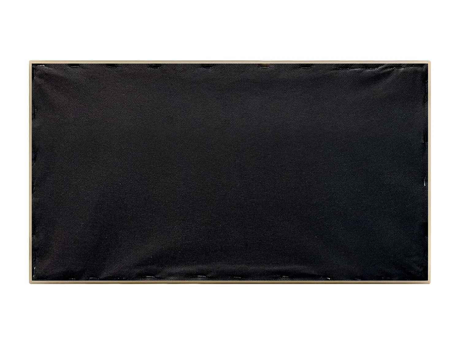 Lot de 1 panneau rembourré en similicuir écologique DHOME autocollant pour protection acoustique murale absorbante (Vanille, 50 x 40 cm, x1)