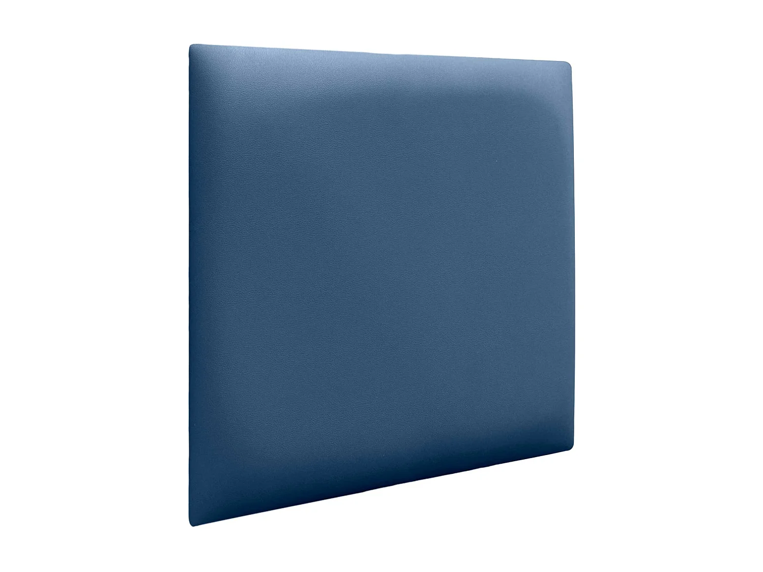 DHOME Panneaux Rembourrés en Similicuir Autocollants pour Mur Acoustiques Absorbants Protection contre les Chocs Têtes de Lit (bleu, 50x50cm)