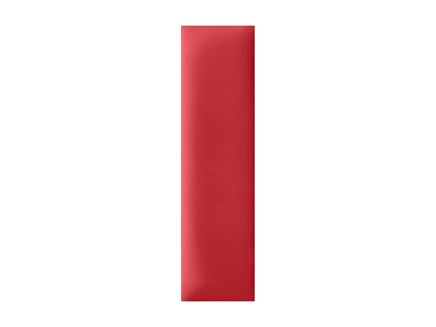 DHOME Juego de 8 Paneles Tapizados de Polipiel Ecológica Pack Autoadhesivos para Pared Acústicos Absorbentes Protección (Rojo, 60x30cm, x8)