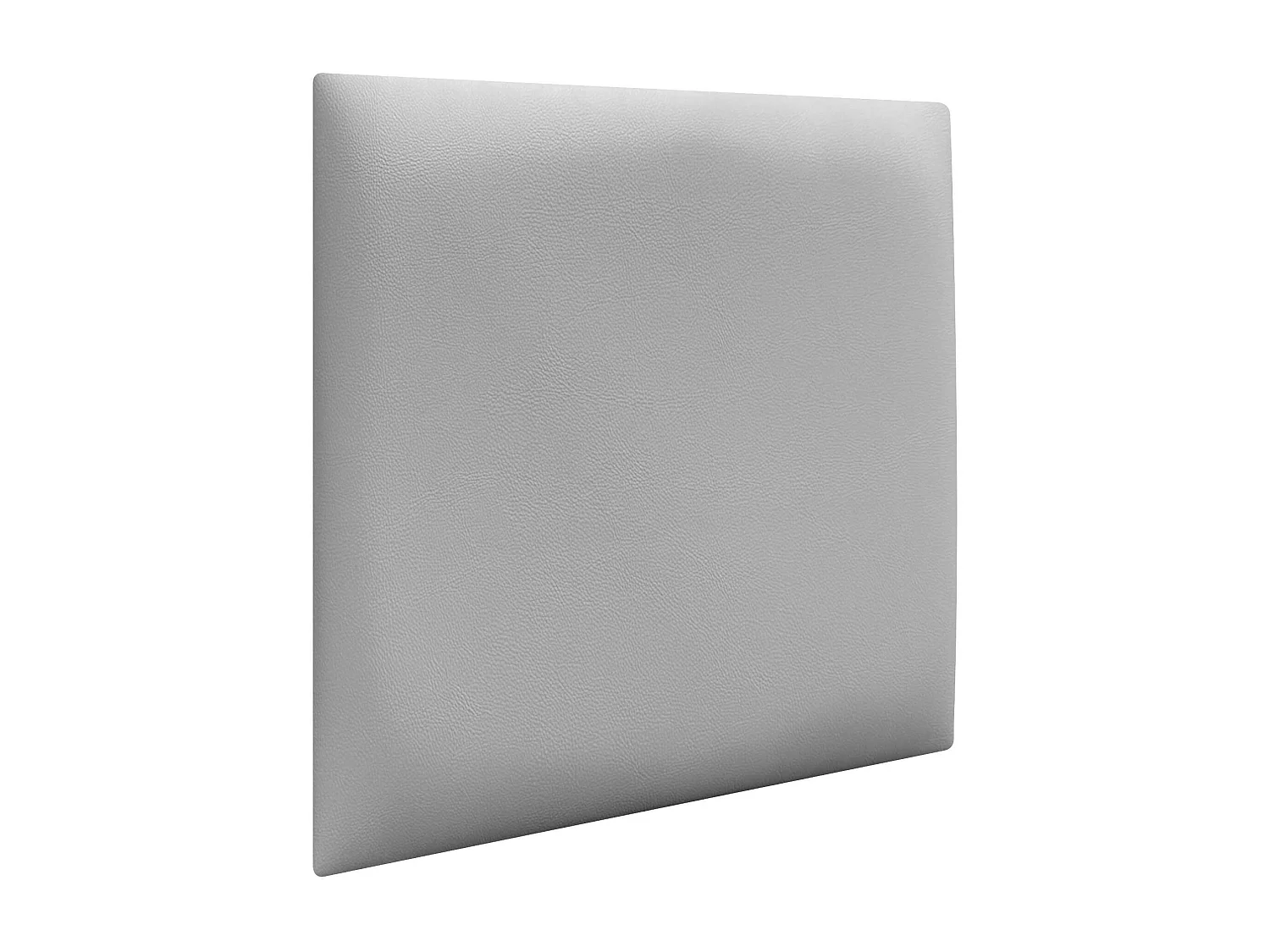 DHOME Selbstklebende Wandpaneele aus Kunstleder, schallabsorbierender Schutz, Stoßschutz, Kopfteile, Dekoration (HellGrau, 60 x 60 cm)