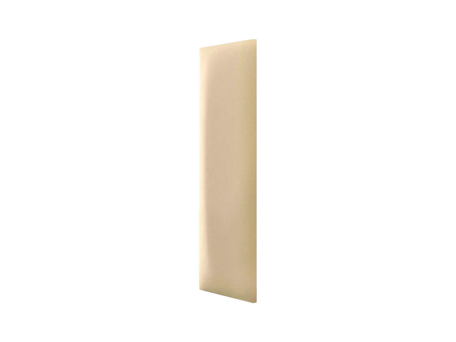 DHOME Panneaux Rembourrés en Similicuir Autocollants pour Mur Acoustiques Absorbants Protection contre les Chocs Têtes de Lit (vanille, 60x20cm)