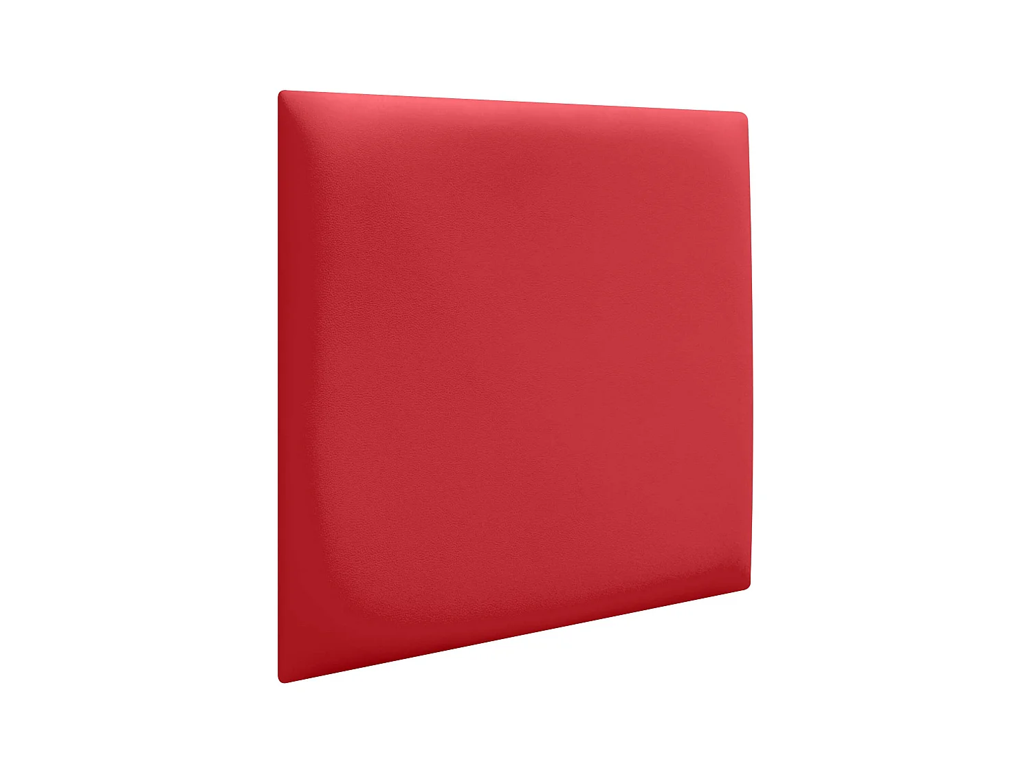DHOME Panneaux Rembourrés en Similicuir Autocollants pour Mur Acoustiques Absorbants Protection contre les Chocs Têtes de Lit (rouge, 60x60cm)