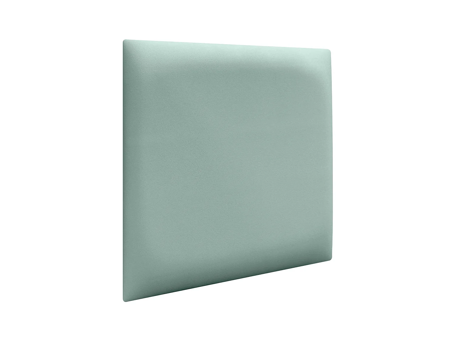 DHOME Panneaux Rembourrés en Similicuir Autocollants pour Mur Acoustiques Absorbants Protection contre les Chocs Têtes de Lit (vert d'eau, 60x60cm)