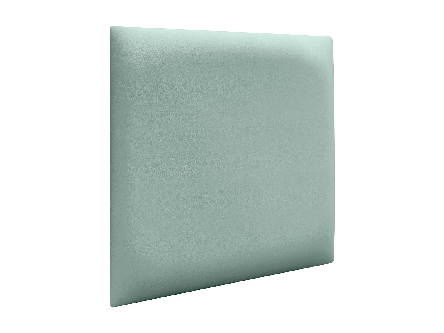 DHOME Panneaux Rembourrés en Similicuir Autocollants pour Mur Acoustiques Absorbants Protection contre les Chocs Têtes de Lit (vert d'eau, 60x60cm)