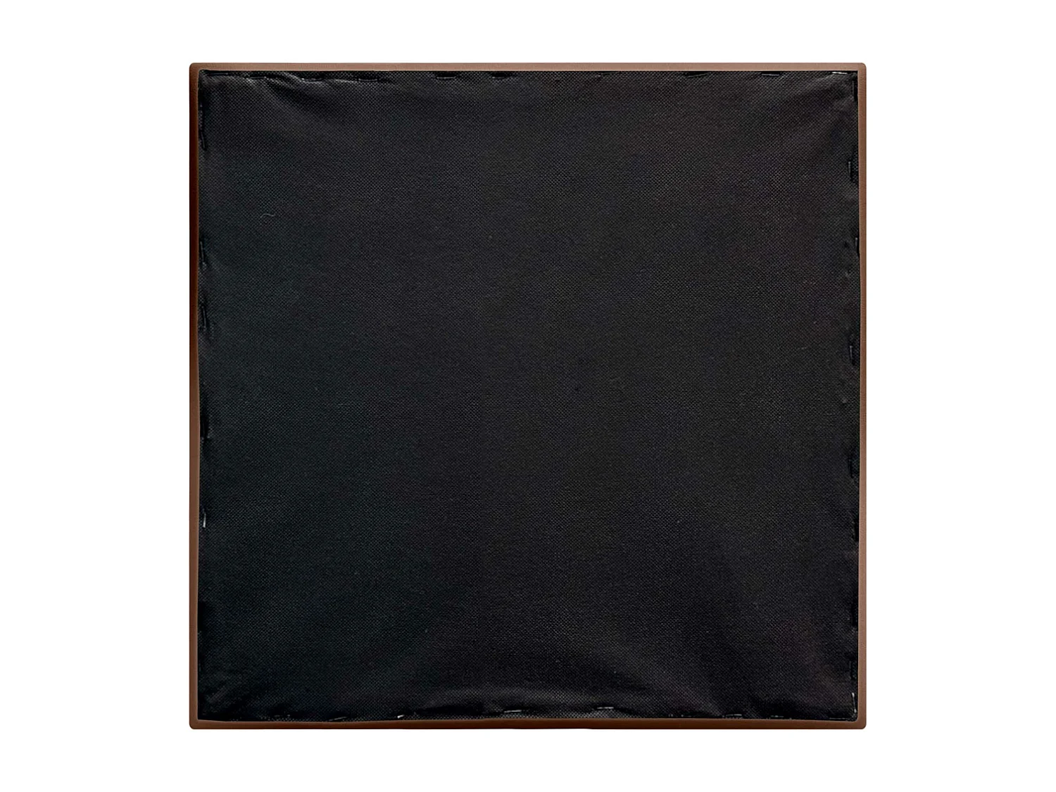 Lot de 1 panneau rembourré en similicuir écologique DHOME autocollant pour protection acoustique murale absorbante (Argile, 60 x 60 cm, x1)