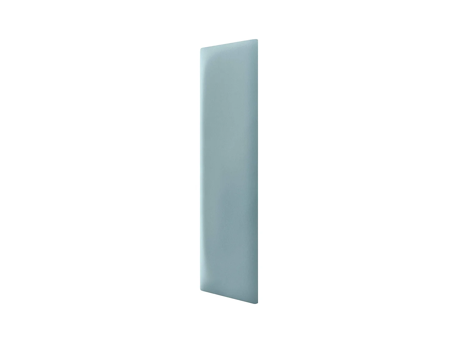 DHOME Zelfklevende Kunstleren Wandpanelen Akoestisch Absorberend Bescherming Hoofdborden Decoratie (Lichtblauw, 60x20cm)