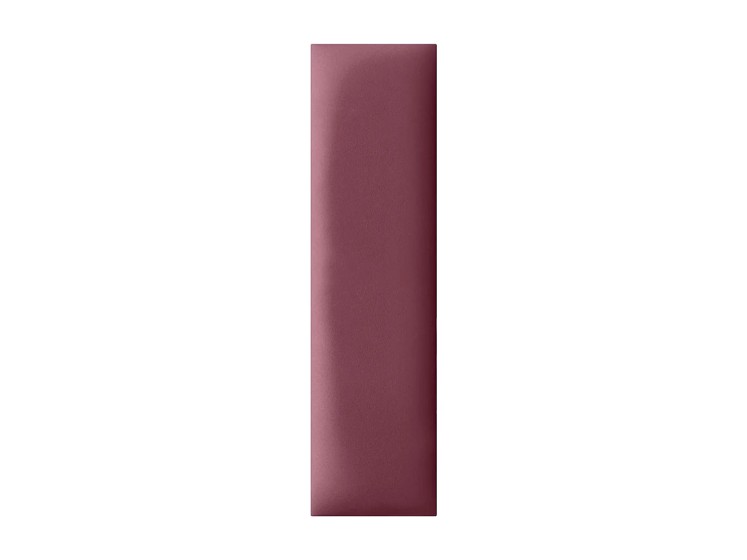 Lot de 1 panneau rembourré en similicuir écologique DHOME autocollant pour protection acoustique murale absorbante (Rouge vin, 60 x 20 cm, x6)