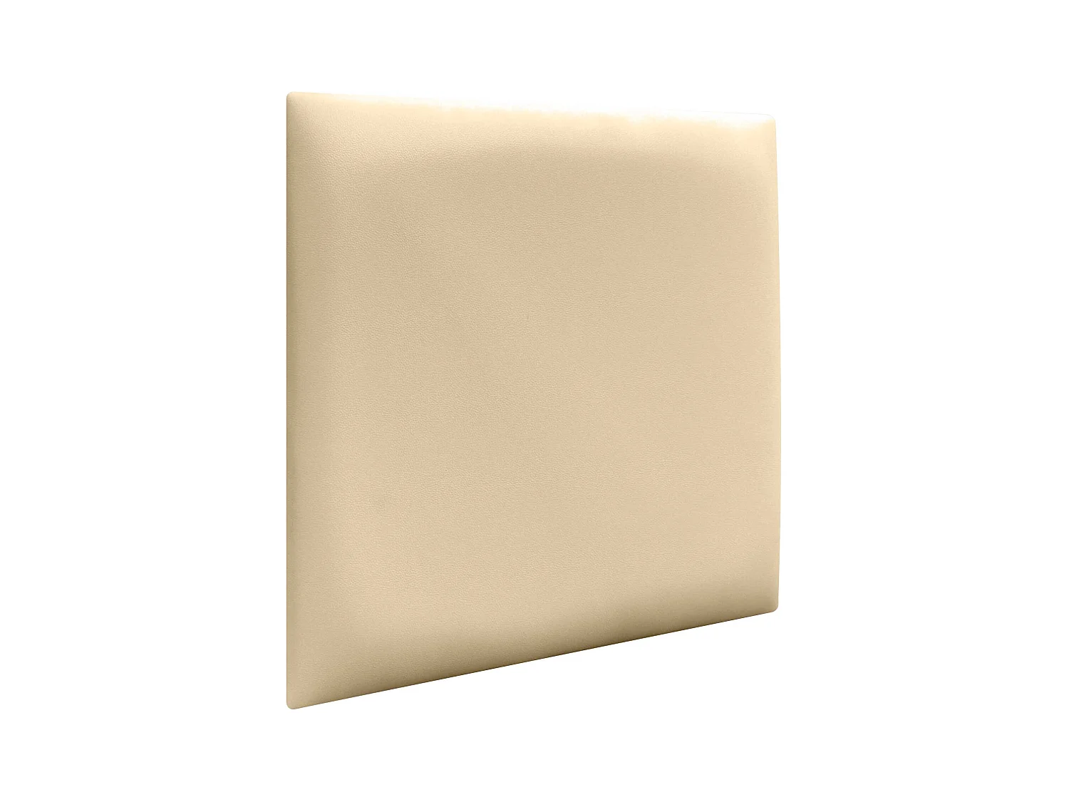 DHOME Panneaux Rembourrés en Similicuir Autocollants pour Mur Acoustiques Absorbants Protection contre les Chocs Têtes de Lit (vanille, 50x50cm)