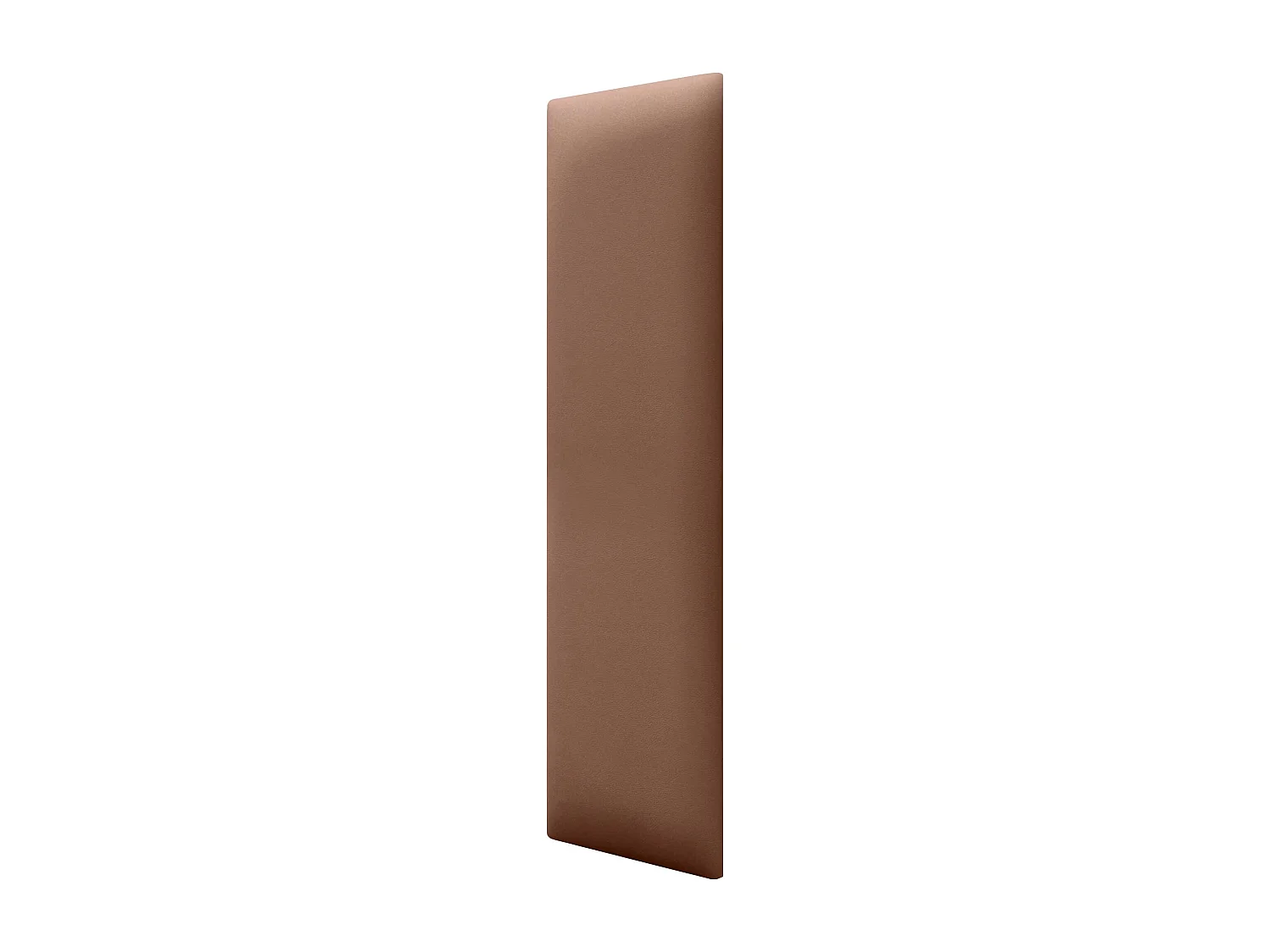Lot de 1 panneau rembourré en similicuir écologique DHOME autocollant pour protection acoustique murale absorbante (Argile, 60 x 20 cm, x1)