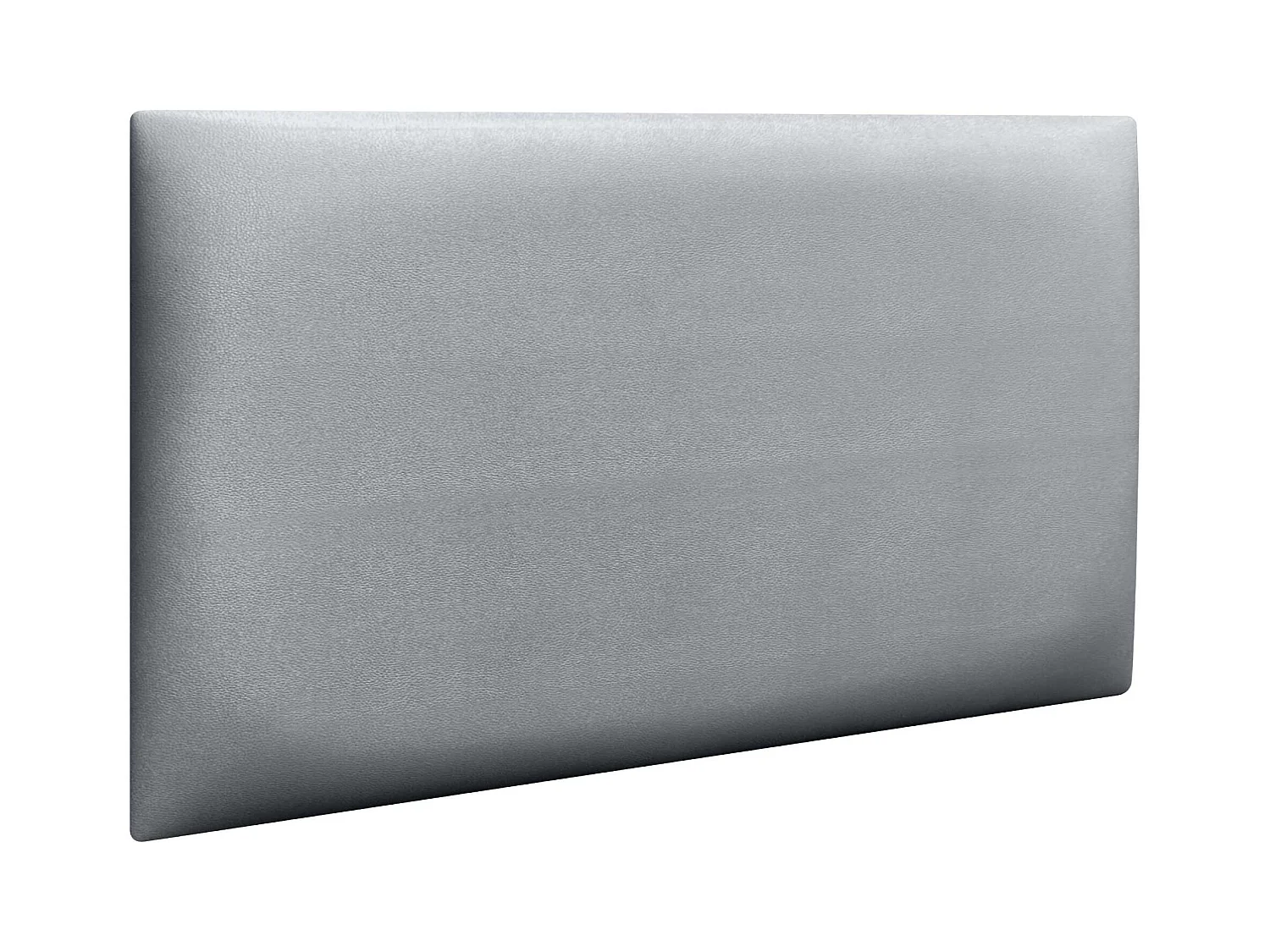 DHOME Pannelli Imbottiti in Similpelle Autoadesivi per Pareti Acustici Assorbenti Protezione dagli Impatti Testiere Decorazione (argento, 60x50cm)