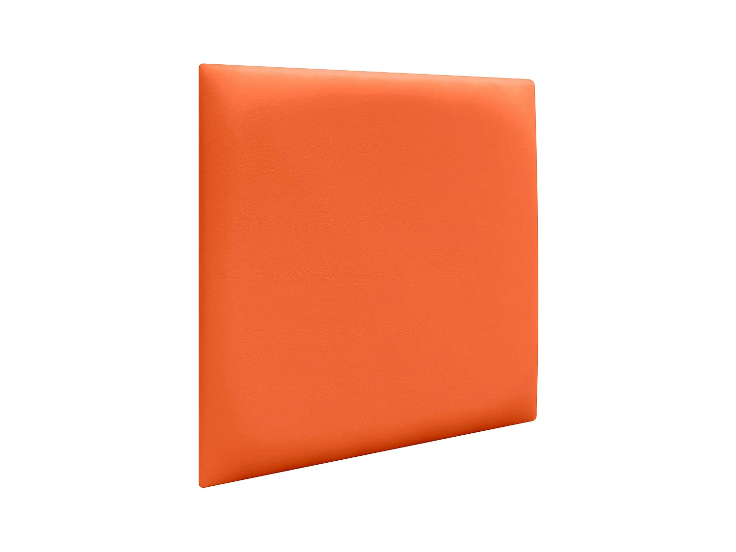 DHOME Panneaux Rembourrés en Similicuir Autocollants pour Mur Acoustiques Absorbants Protection contre les Chocs Têtes de Lit (orange, 60x60cm)