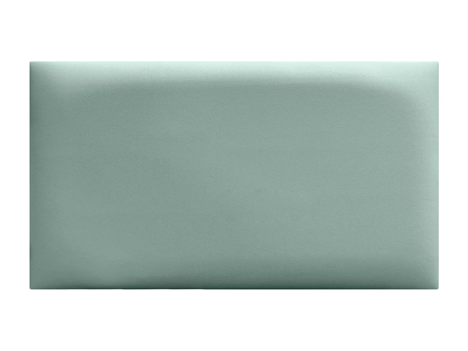 DHOME Panneaux Rembourrés en Similicuir Autocollants pour Mur Acoustiques Absorbants Protection contre les Chocs Têtes de Lit (vert d'eau, 50x40cm)