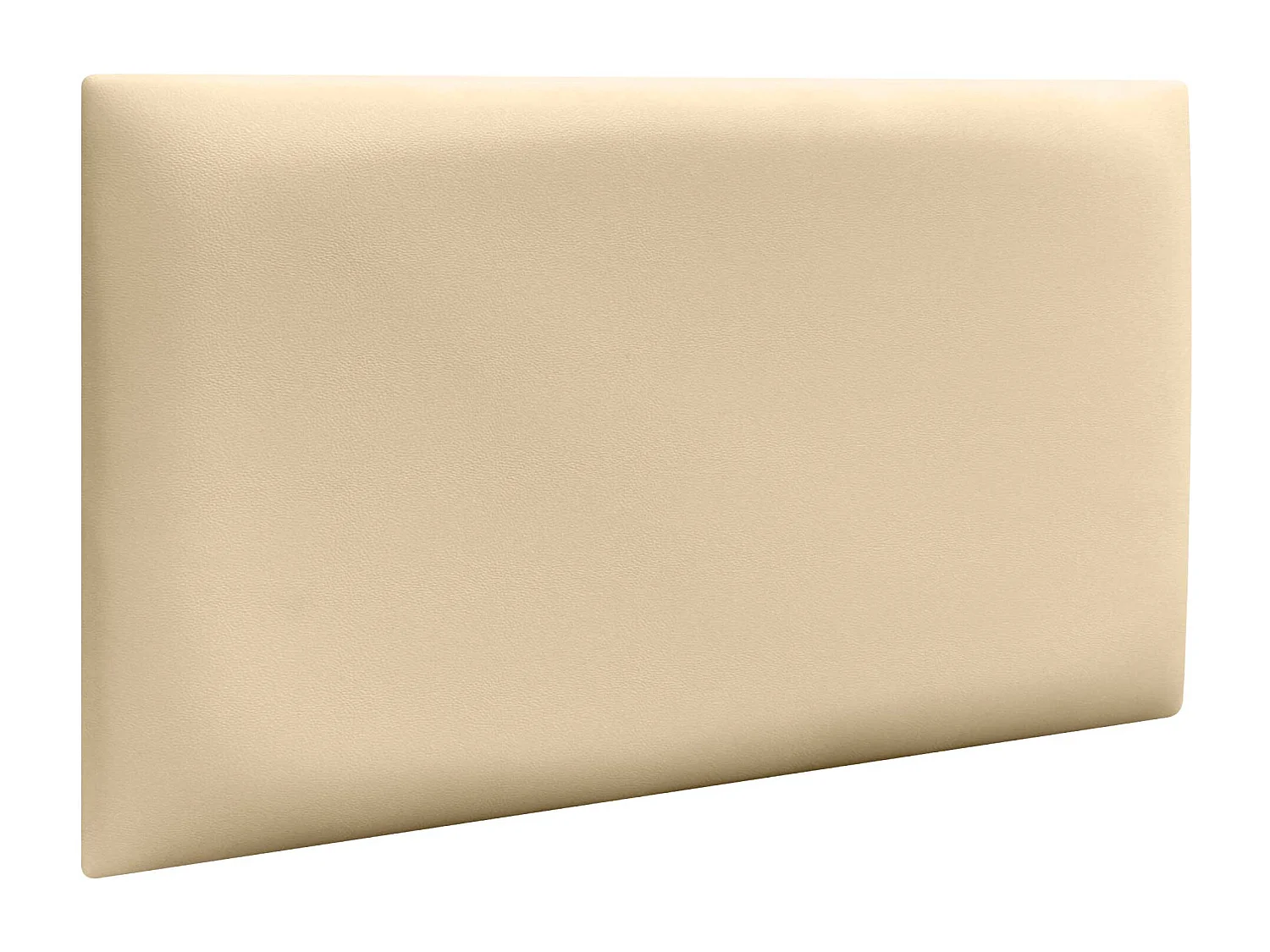 Lot de 1 panneau rembourré en similicuir écologique DHOME autocollant pour protection acoustique murale absorbante (Vanille, 60x40cm, x6)