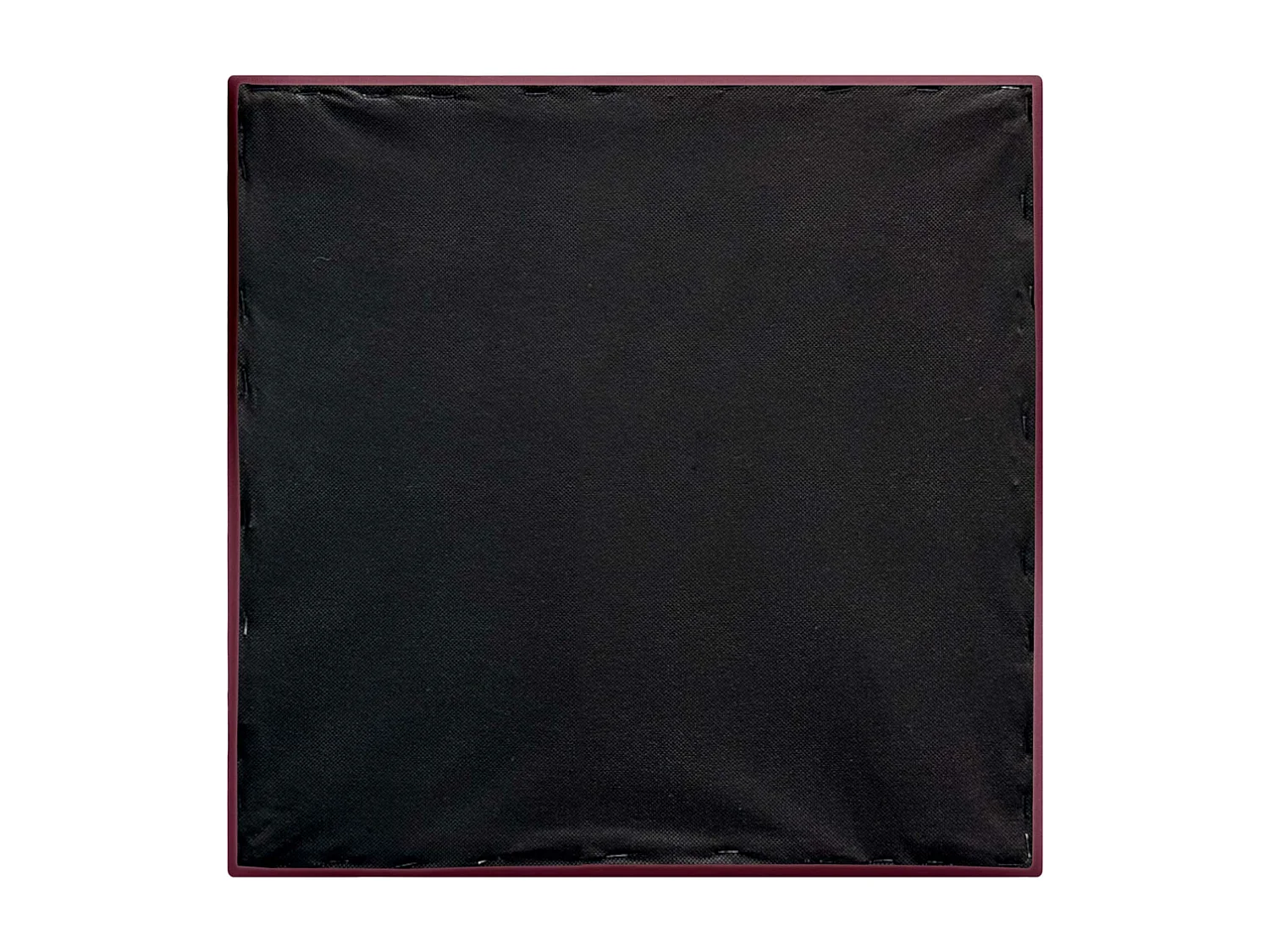 Lot de 8 panneaux rembourrés en similicuir écologique DHOME,pack autocollant pour protection acoustique murale absorbante (Rouge vin,60 x 60 cm,x8)