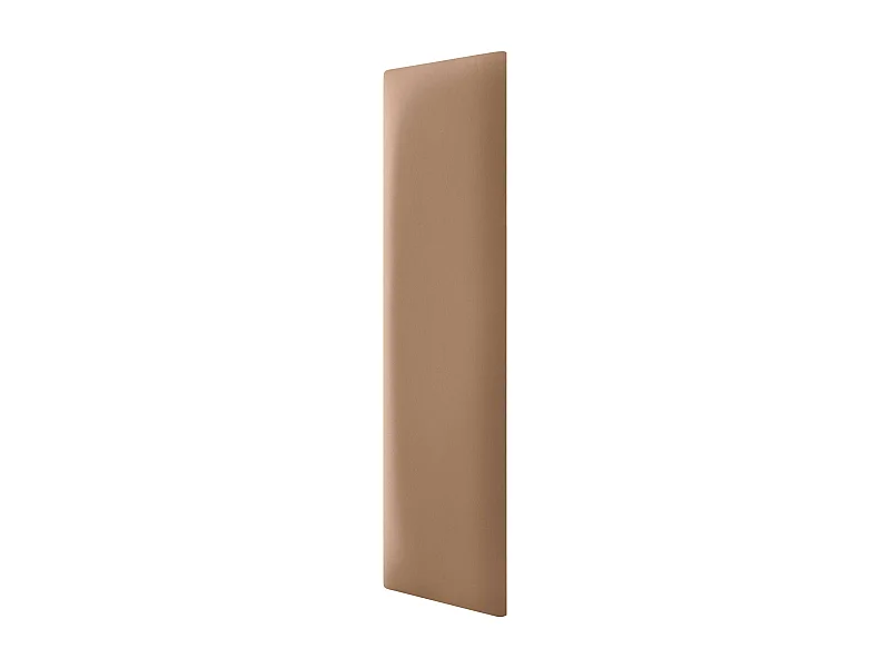 DHOME Panneaux Rembourrés en Similicuir Autocollants pour Mur Acoustiques Absorbants Protection contre les Chocs Têtes de Lit (marron clair, 60x20cm)