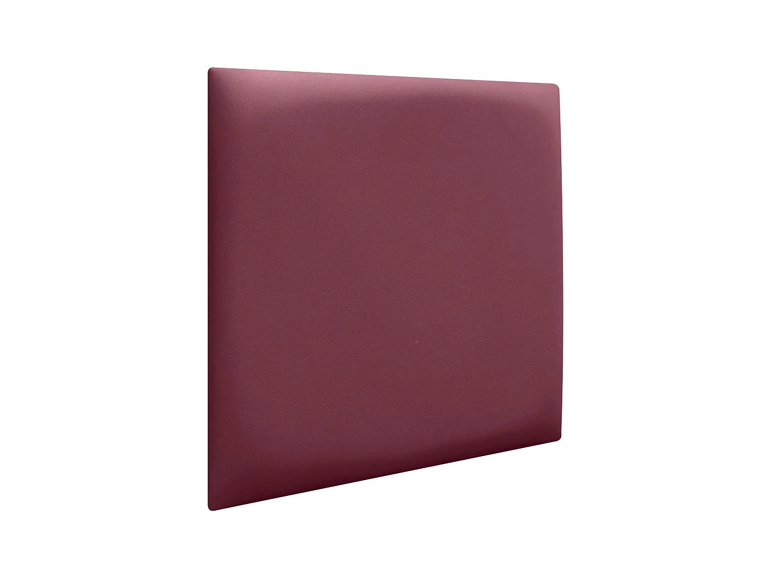 DHOME Painéis Estofados em Couro Sintético Autoadesivos para Parede Acústicos Absorventes Proteção contra Impactos Cabeceiras  (vinho tinto, 50x50cm)