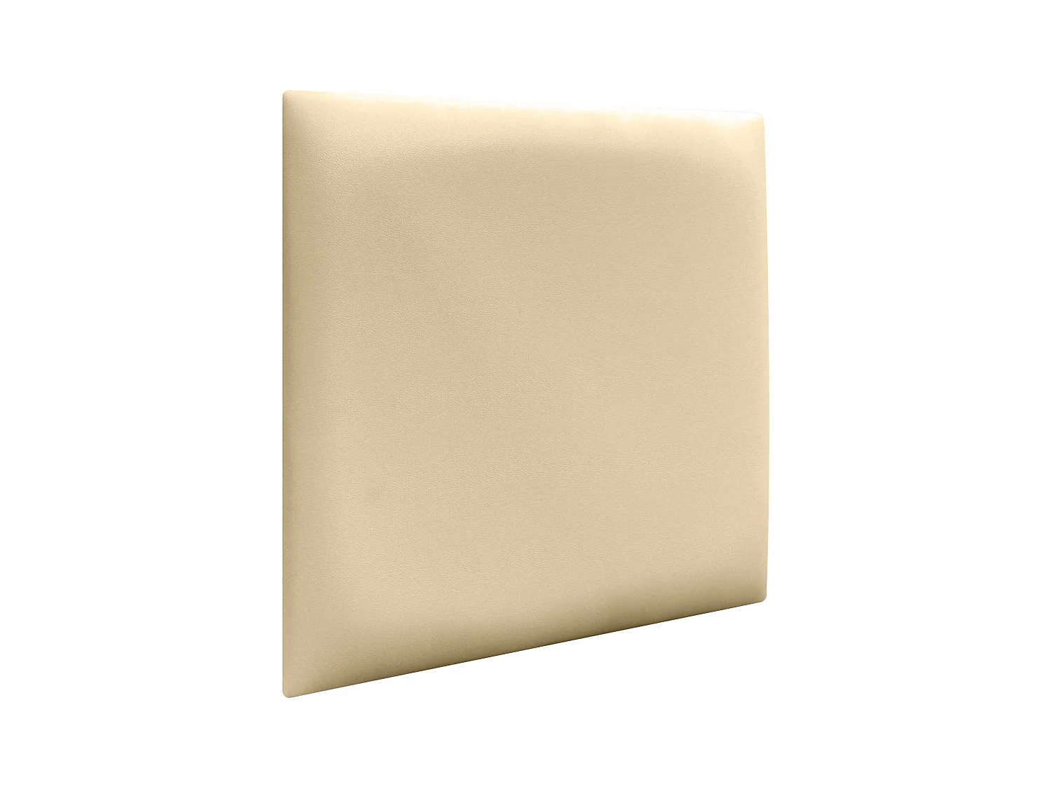 DHOME Panneaux Rembourrés en Similicuir Autocollants pour Mur Acoustiques Absorbants Protection contre les Chocs Têtes de Lit (vanille, 60x60cm)