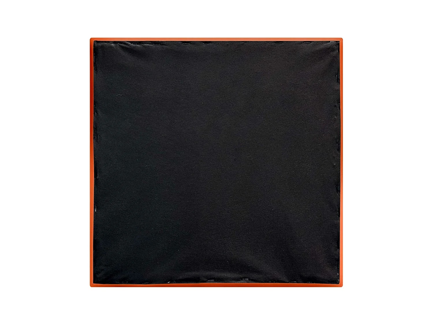 Lot de 1 panneau rembourré en similicuir écologique DHOME autocollant pour protection acoustique murale absorbante (Orange, 60 x 60 cm, x6)
