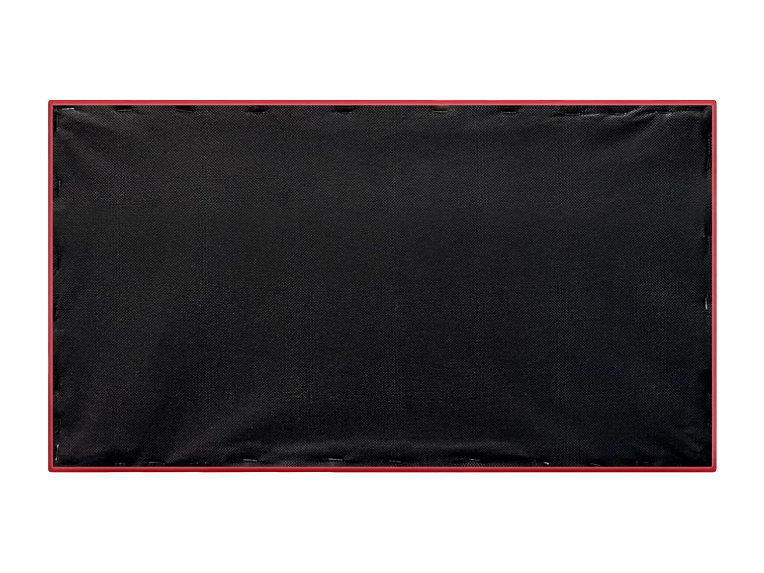 DHOME Set mit 1 umweltfreundlichen Kunstleder-Polsterplatten, selbstklebendes Paket für Wände, schallabsorbierender Schutz (rot, 50 x 40 cm x 1)