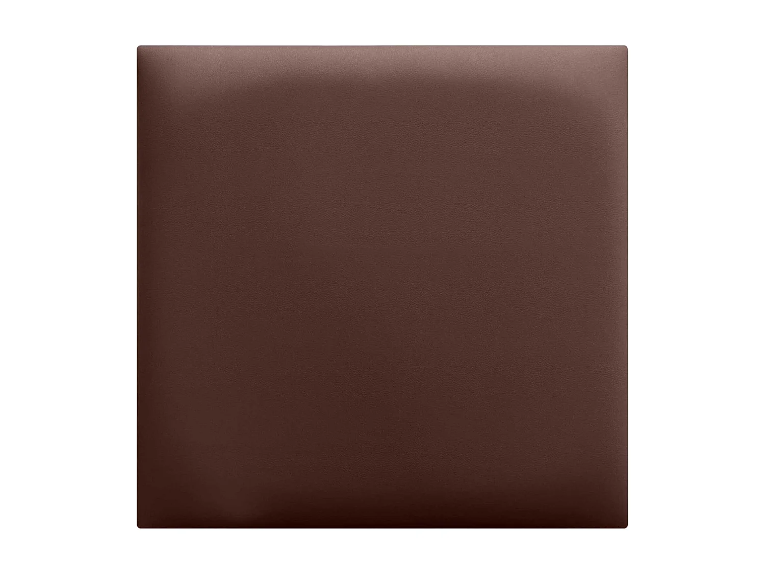 DHOME Zelfklevende Kunstleren Wandpanelen Akoestisch Absorberend Bescherming Hoofdborden Decoratie (Chocolade, 50x50cm)