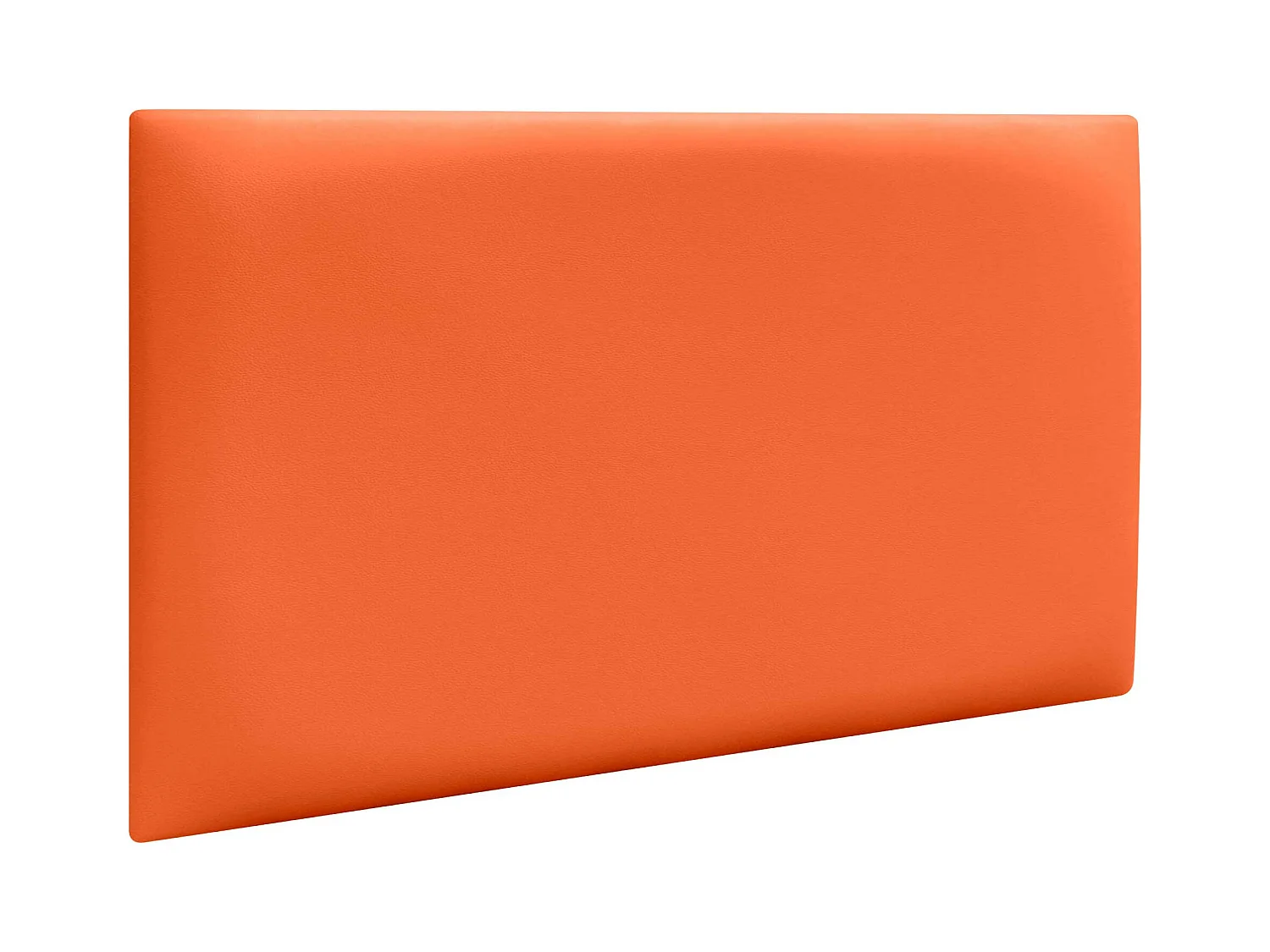 DHOME Panneaux Rembourrés en Similicuir Autocollants pour Mur Acoustiques Absorbants Protection contre les Chocs Têtes de Lit (orange, 50x30cm)