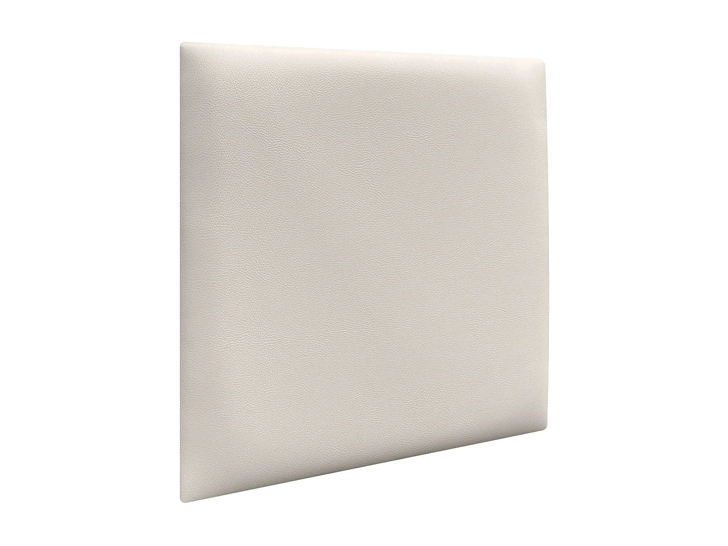 DHOME Selbstklebende Wandpaneele aus Kunstleder, schallabsorbierender Schutz, Stoßschutz, Kopfteile, Dekoration (CremeWeiß, 50 x 50 cm)