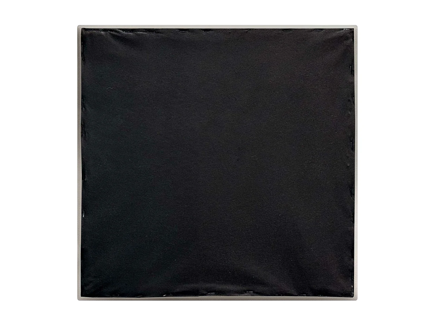DHOME Panneaux Rembourrés en Similicuir Autocollants pour Mur Acoustiques Absorbants Protection contre les Chocs Têtes de Lit (blanc cassé, 50x50cm)
