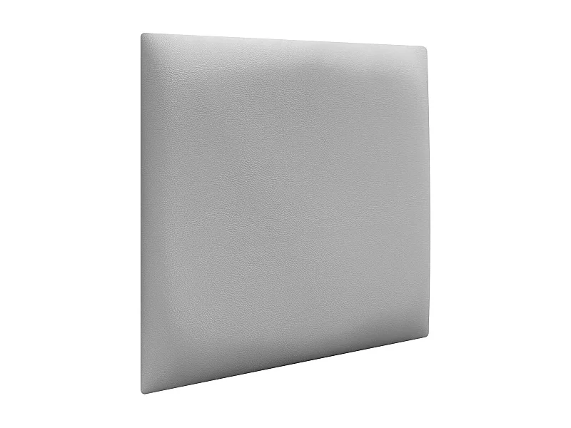 DHOME Panneaux Rembourrés en Similicuir Autocollants pour Mur Acoustiques Absorbants Protection contre les Chocs Têtes de Lit (gris clair, 50x50cm)