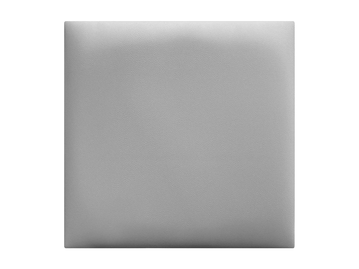 DHOME Panneaux Rembourrés en Similicuir Autocollants pour Mur Acoustiques Absorbants Protection contre les Chocs Têtes de Lit (gris clair, 50x50cm)